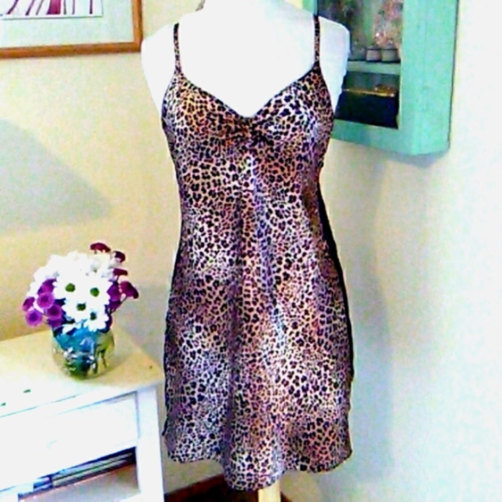 Morgan Taylor Animal Print Chemise Nightie